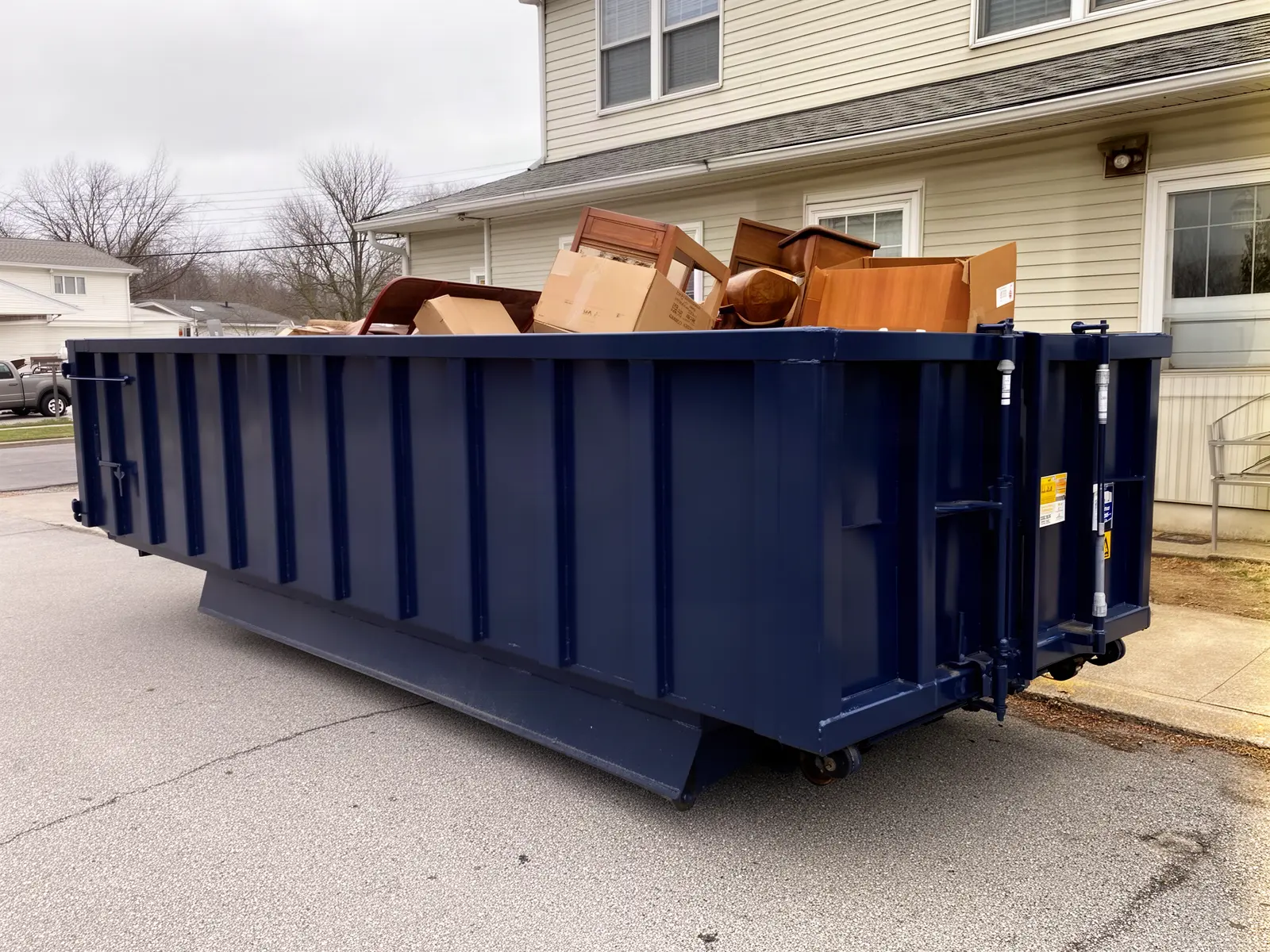 Roll-off dumpster from Level Ground Dumpster Works in Hillsboro, OR